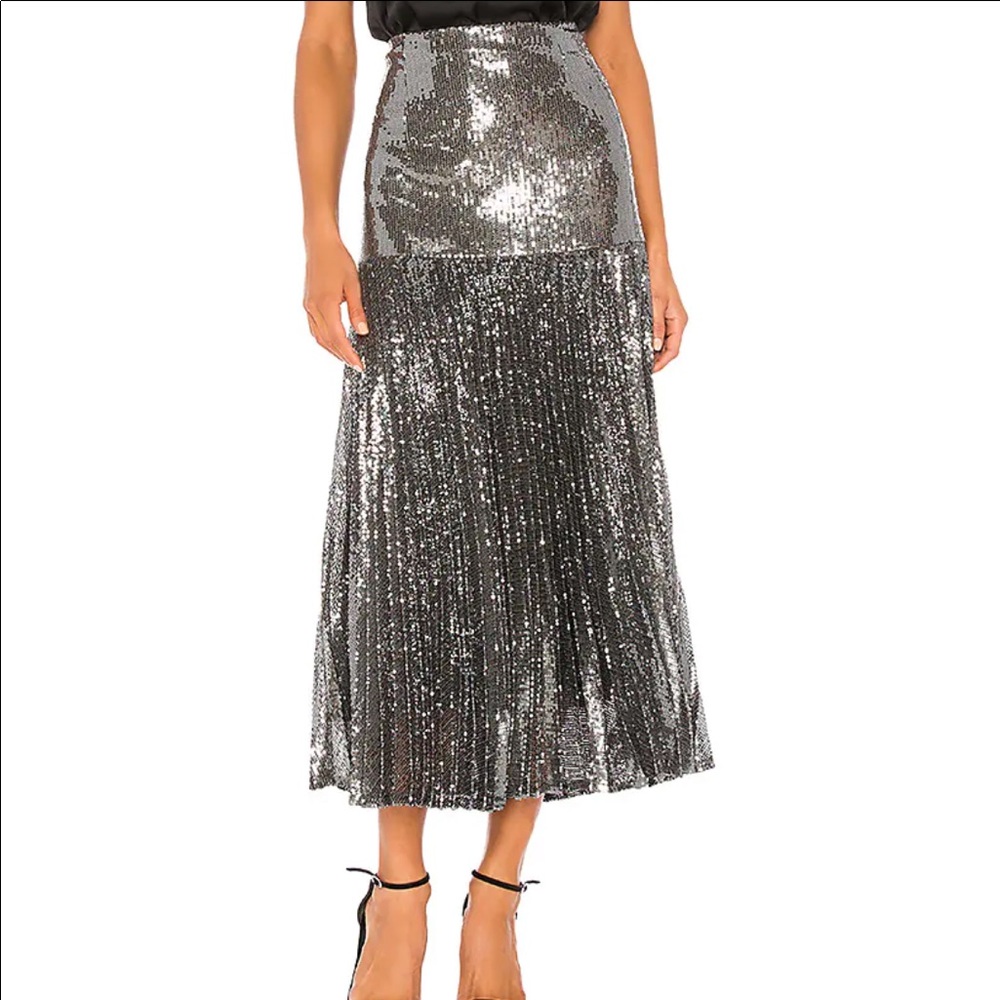 NWT Bardot sequin midi skirt